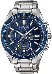 Herren Chronograph Solar Uhr mit Edelstahl Armband EFS-S510D-2AVUEF
