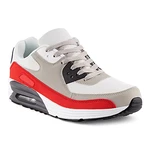 FiveSix Herren Damen Sportschuhe Dämpfung Sneaker Laufschuhe Rot/Grau/Weiss