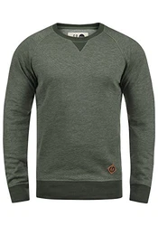 !Solid VituNeck Herren Sweatshirt Pullover Pulli Mit Rundhalsausschnitt Climb Ivy Melange