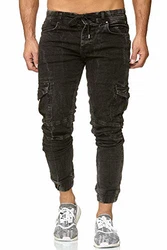 RedBridge Cargojeans Used Look Schwarz