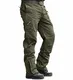 MAGCOMSEN Männer Slim Straight Fit Work Hose Militär Style Armee Tarnung Taktisch Hose Grün 32