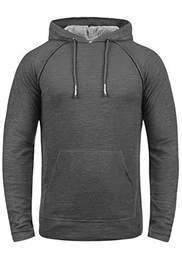 !Solid Mosi Herren Kapuzenpullover Hoodie Pullover Mit Kapuze Aus 100% Baumwolle, Größe:M, Farbe:Dark Grey (2890)