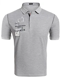 Poloshirts Herren Kurzarm einfarbig Basic polohemd Herren Sommer Shirt