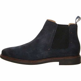 Sarato Chelsea Boots Herren Schuhe Stiefel Veloursleder Uni