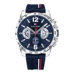 Unisex Multi Zifferblatt Quarz Uhr mit Silikon Armband 1791476