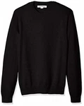 Amazon Essentials Herren Pullover mit Rundhalsausschnitt Schwarz