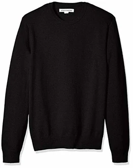 Amazon Essentials Herren Pullover mit Rundhalsausschnitt Schwarz Amazon Essentials Herren Pullover mit Rundhalsausschnitt Schwarz
