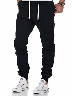 Amaci&Sons Herren Stretch Jogger Basic Chino Jeans Hose Cargo 7002 Navyblau Amaci&Sons Herren Stretch Jogger Basic Chino Jeans Hose Cargo 7002 Navyblau