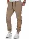 Amaci&Sons Herren Stretch Jogger Basic Chino Jeans Hose Cargo 7002 Beige W36