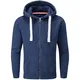 Charles Wilson Herren Regular Fit Kapuzenpulli mit Reißverschluss aus mittelschwerer Baumwollmischung (Plain Navy, Small)