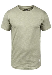 !Solid Figos Herren T-Shirt Kurzarm Shirt Mit Rundhalsausschnitt Aus 100% Baumwolle, Größe:M, Farbe:Aloe (3612)