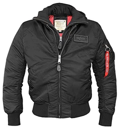 Alpha MA-1 D-Tec Fliegerjacke schwarz - M