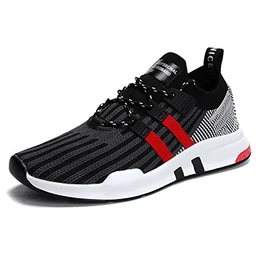 HUSK''SWARE Herren Laufschuhe Atmungsaktiv Gym Turnschuhe Freizeit Schnürer Sportschuhe Sneaker