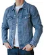 JACK & JONES Herren Jeansjacke jjiALVIN (M, Hellblau (Blue Denim Fit:Reg jjiALVIN 299))