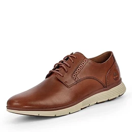 CA1RN4 Franklin Herren Sportiver Schnürschuh aus Hochwertigem Leder, Groesse 42 EU, Braun