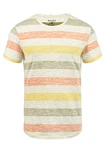 Blend Efkin Herren T-Shirt Kurzarm Shirt Mit Streifen Und Rundhalsausschnitt  Jaffa Orange (72514)