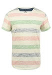Blend Efkin Herren T-Shirt Kurzarm Shirt Mit Streifen Und Rundhalsausschnitt  Denim Blue (74646)