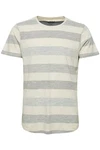 Blend Efkin Herren T-Shirt Kurzarm Shirt Mit Streifen Und Rundhalsausschnitt  Steepl Grey