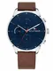 Tommy Hilfiger Unisex Multi Zifferblatt Quarz Uhr mit Leder Armband 1791487
