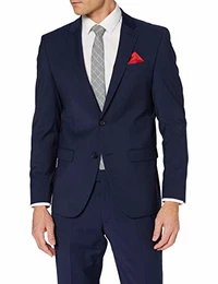 Herren Anzug, Blau (Blau 47), 50