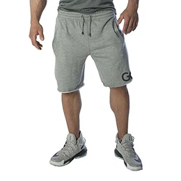 Shorts Herren Kurze Hose für Sport Fitness Bodybuilding & Freizeit Jogginghose - Sporthose - Trainingshose - Jogger - Sweatpants Classic Air (XXL, Light Grey)