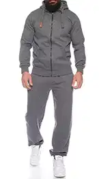 Finchsuit 1 Herren Jogging Anzug Trainingsanzug Sportanzug FMJS135, Darkgray, S
