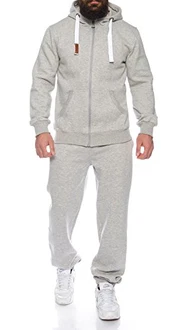 Finchman Herren Jogging Anzug Trainingsanzug Sportanzug Finchsuit 1 FMJS135 Grau