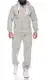 Finchman Finchsuit 1 Herren Jogging Anzug Trainingsanzug Sportanzug FMJS135, Gray, M