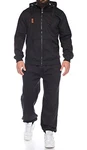 Finchman Herren Jogging Anzug Trainingsanzug Sportanzug Finchsuit 1 FMJS135 Schwarz