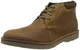 Clarks Herren Vargo Mid Derbys, Braun (Dark Tan Leather), 43 EU