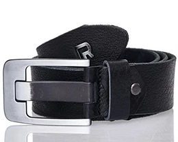 Redbridge Herren LEDERGÜRTEL Echtleder- Gürtel LEDER (Schwarz I, 100)