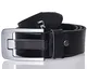 Redbridge Red Bridge Herren LEDERGÜRTEL Echtleder- Gürtel LEDER (Schwarz I, 100)