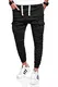 behype. Herren Jogg-Jeans Chino Biker Jeans-Hose 80-2276 (34, Schwarz)