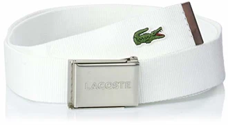 Lacoste Herren Gürtel RC2012 Blanc Lacoste Herren Gürtel RC2012 Blanc
