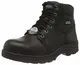 Skechers Herren Workshire Kampfstiefel, Black Embossed Leather, 43 EU