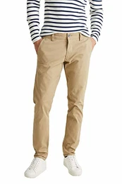 Herren Essential Chino Hose, 270/BEIGE, 01/18, 32W / 32L