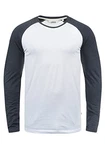 Solid Herren Longsleeve Langarmshirt Bastien Weiß/Blau (B0001)