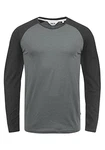 Solid Herren Longsleeve Langarmshirt Bastien Graumeliert