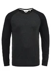 Solid Herren Longsleeve Langarmshirt Bastien Dunkelgrau Melange (8288)