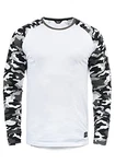 !Solid Cajus Herren Longsleeve Langarmshirt Shirt White Grey