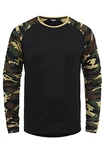 !Solid Cajus Herren Longsleeve Langarmshirt Shirt Schwarz