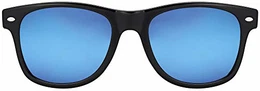 Unisex Sonnenbrillen - UV400 Filterkategorie 3 CE Kennzeichnung - Polycarbonat - mit Federscharnier - 102 Blau
