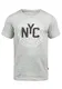 !Solid York Herren T-Shirt Kurzarm Shirt Mit Print Und Rundhalsausschnitt, Größe:M, Farbe:Light Grey Melange (8242)