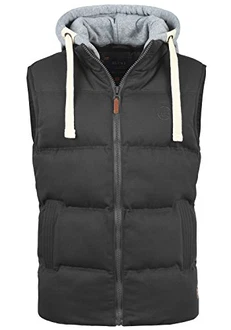 Blend Herren Steppweste mit Kapuze Phantom Grey (70010)