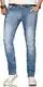 A. Salvarini Designer Herren Jeans Hose Regular Slim Fit Style Jeanshose Stretch[AS-080 - W32 L32]