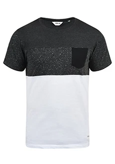 !Solid Kold Herren Rundhalsshirt Kurzarmshirt mit Streifen und Brusttasche