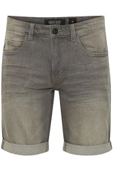 Indicode Herren Jeans Shorts IDQuentin Light Grey (901)