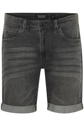 IDQuentin Herren Jeans Shorts Kurze Denim Hose im Destroyed-Optik mit Stretch, Größe:M, Farbe:Dark Grey (910)