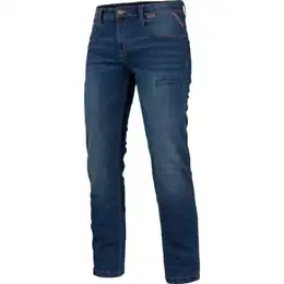 Arbeitsjeans Stretch X - professionelle Arbeitshose für Herren - Arbeitsjeans mit Reißverschluss - in der Größe 52 in Blau