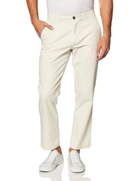 Herren Legere Stretch-Chinohose mit klassischer Passform, Stone, 28W / 28L